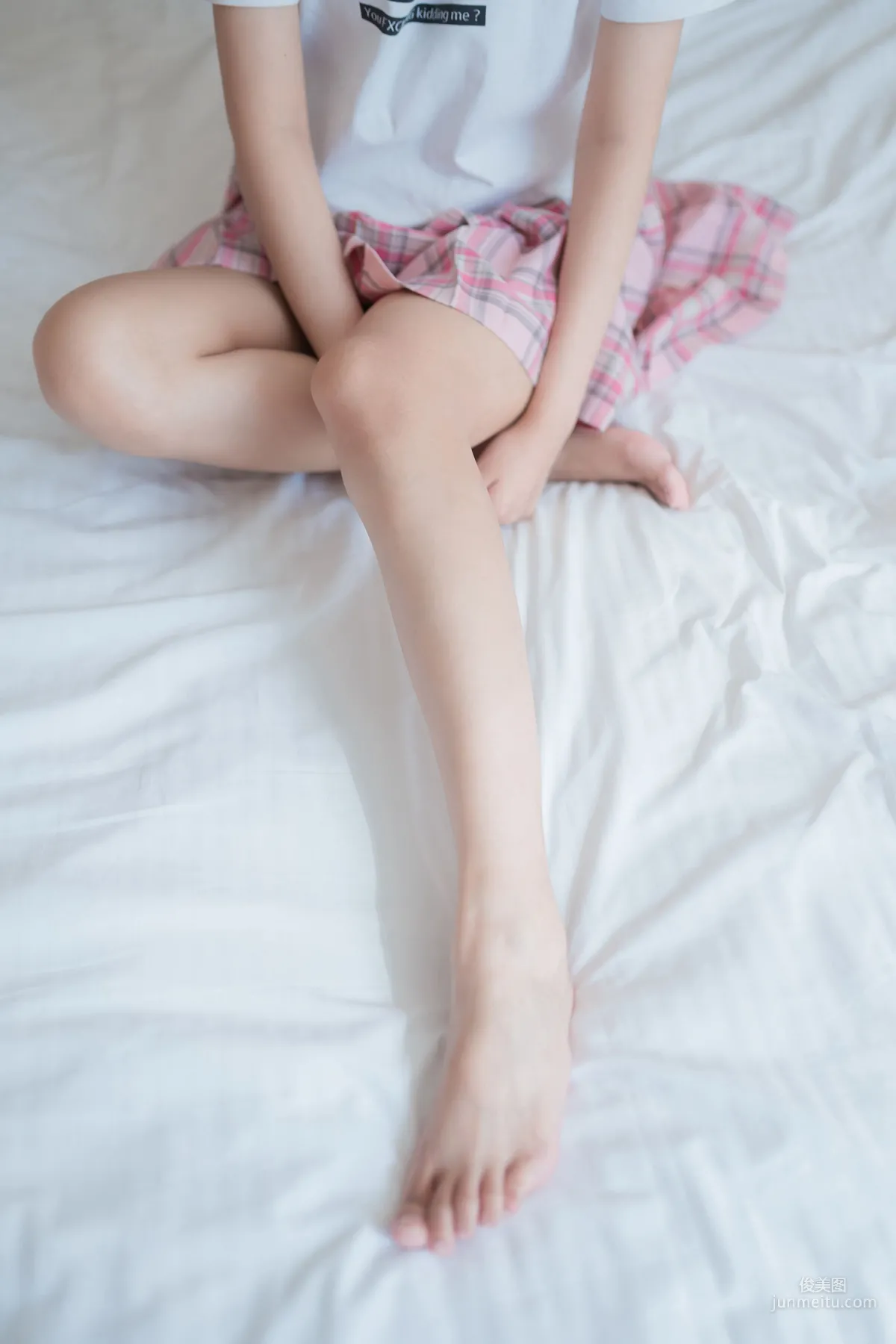 [風之領域] NO.066 超美氣質格子裙少女 寫真集 45
