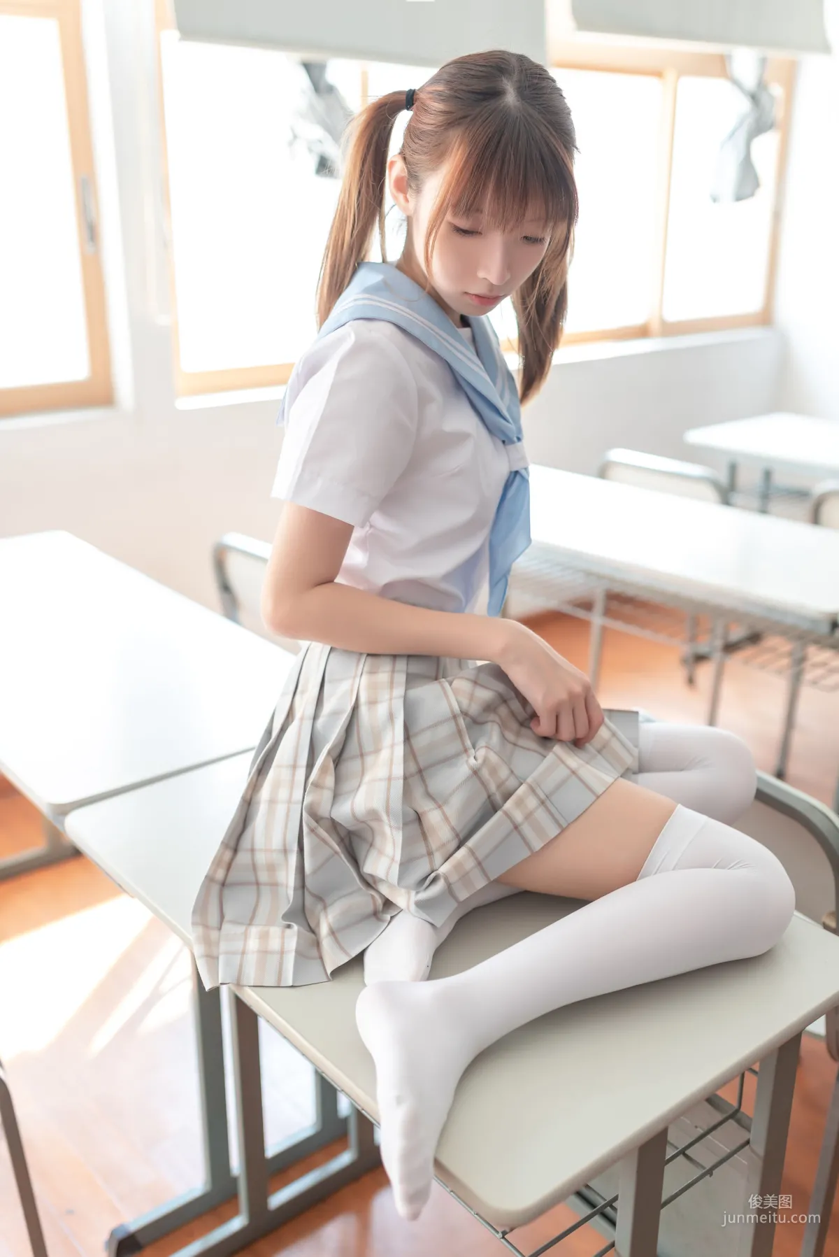 [風之領域] NO.041 教室水手服白絲 寫真集 50