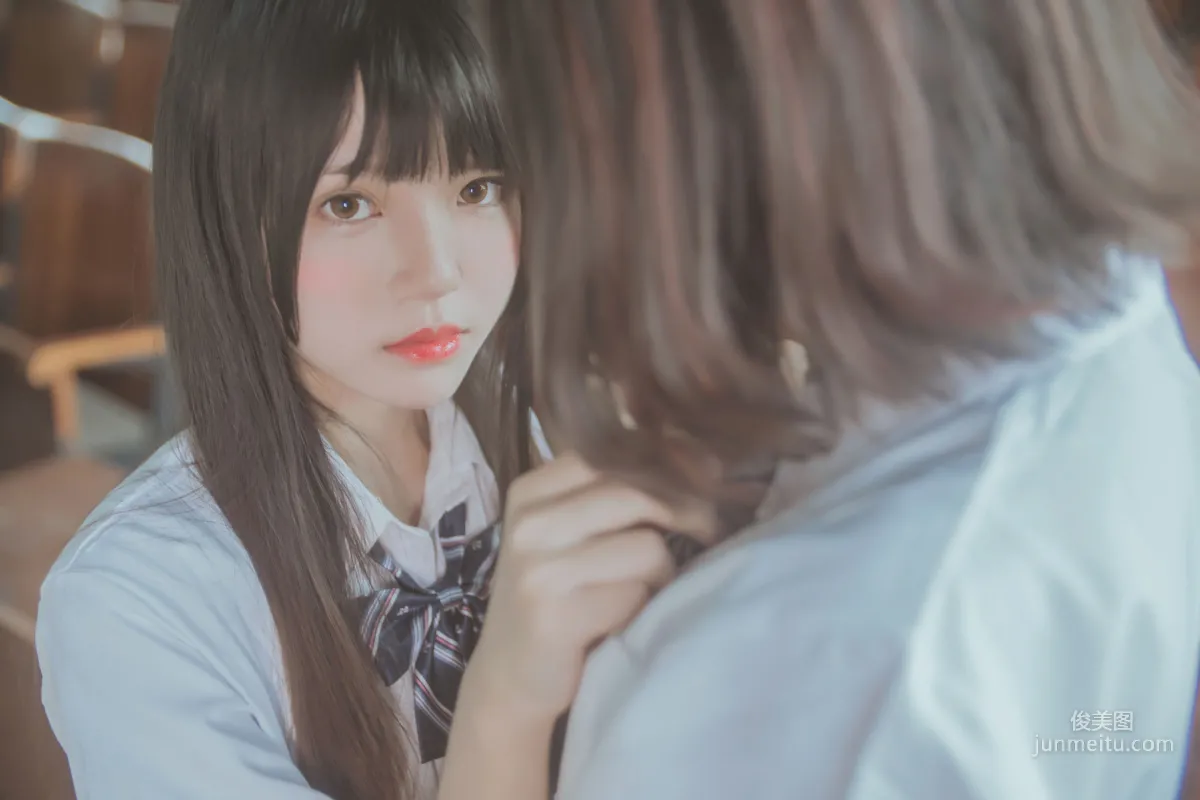 桜桃喵&瘋貓ss《JK百合》 [蘿莉COS] 寫真集 25