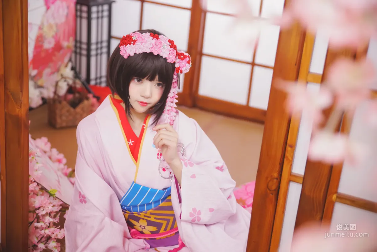 桜桃喵《(加藤惠)和服》 [蘿莉COS] 寫真集 22