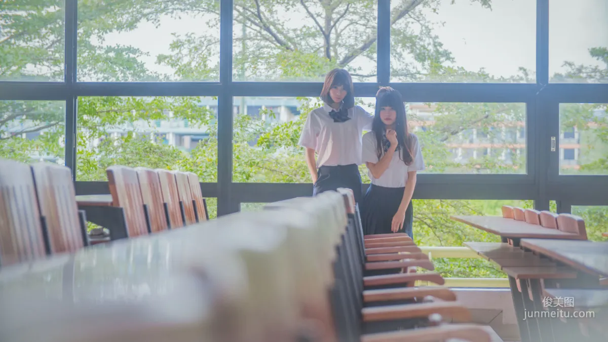 桜桃喵&瘋貓ss《JK百合》 [蘿莉COS] 寫真集 15