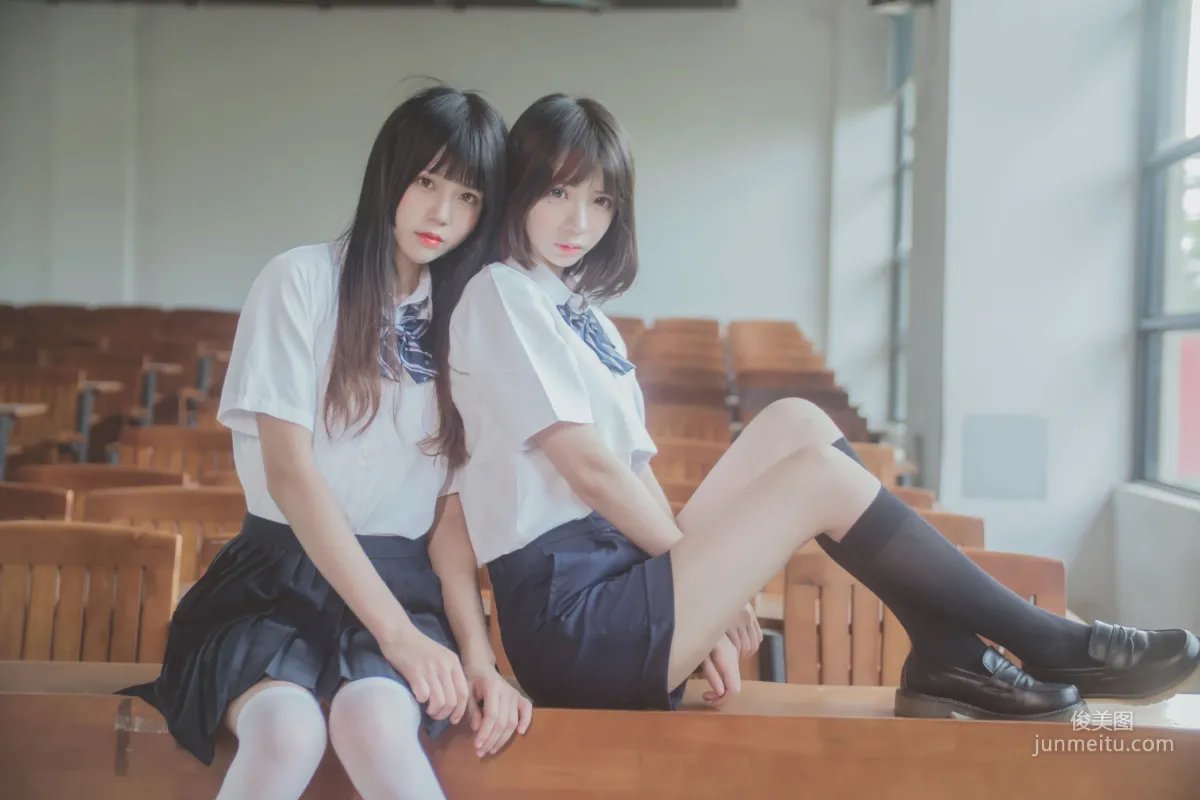 桜桃喵&瘋貓ss《JK百合》 [蘿莉COS] 寫真集 41