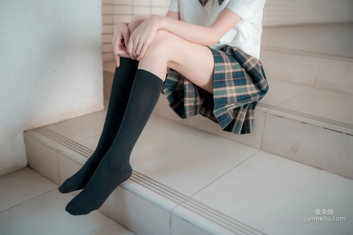 [风之领域] NO.074 JK黑丝长筒袜 写真集16