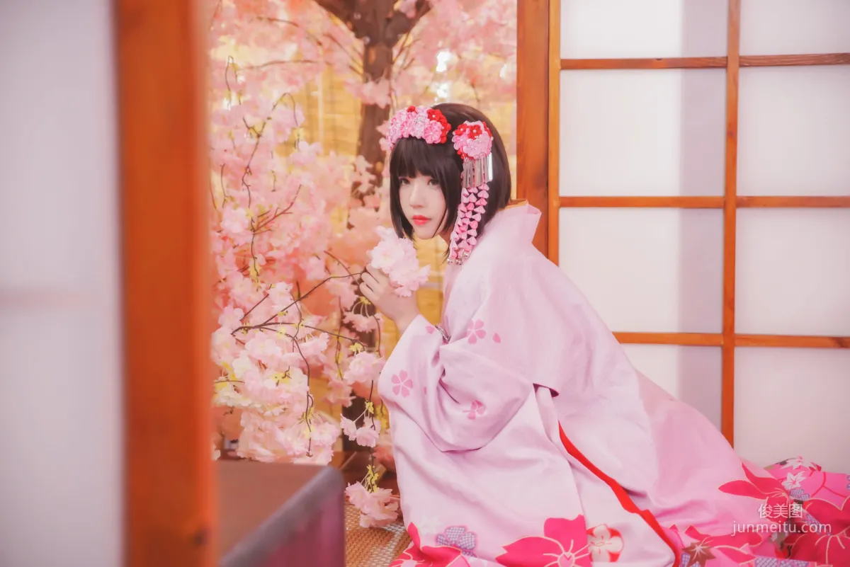 桜桃喵《(加藤惠)和服》 [蘿莉COS] 寫真集 18