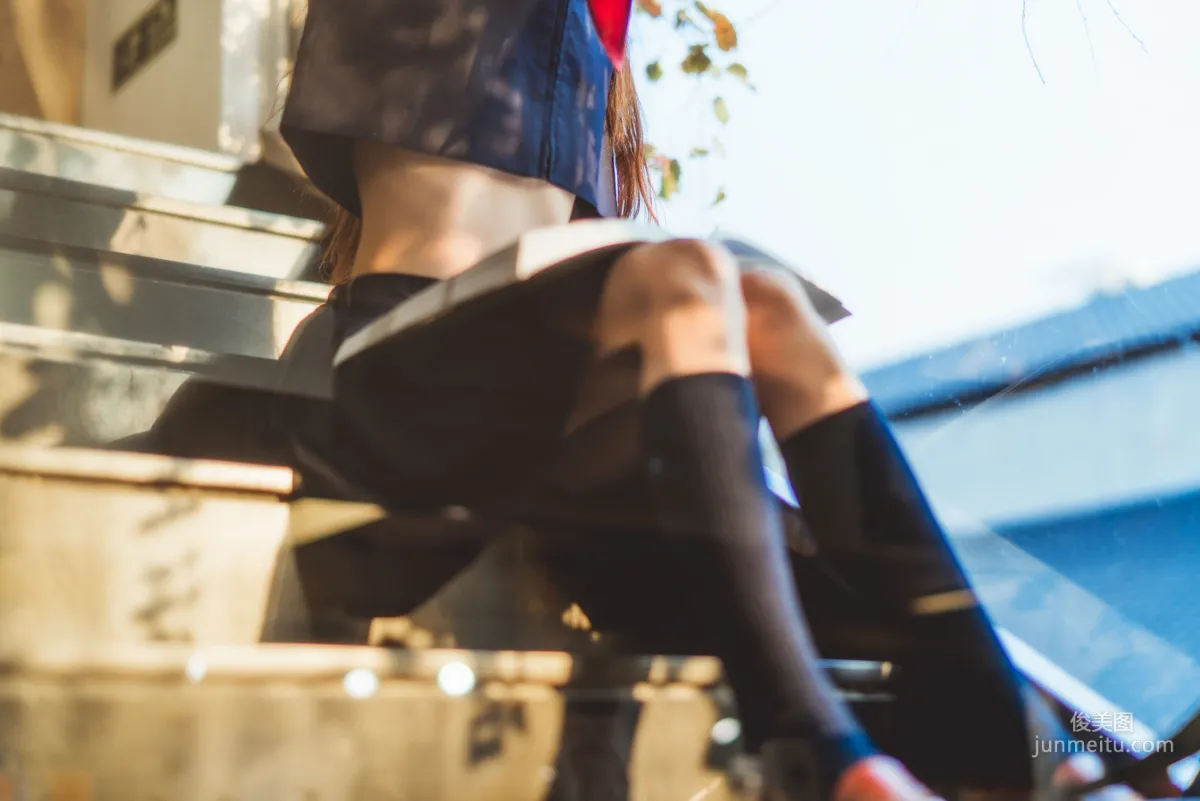 桜桃喵《(小少女)黑色水手服》 [蘿莉COS] 寫真集 20