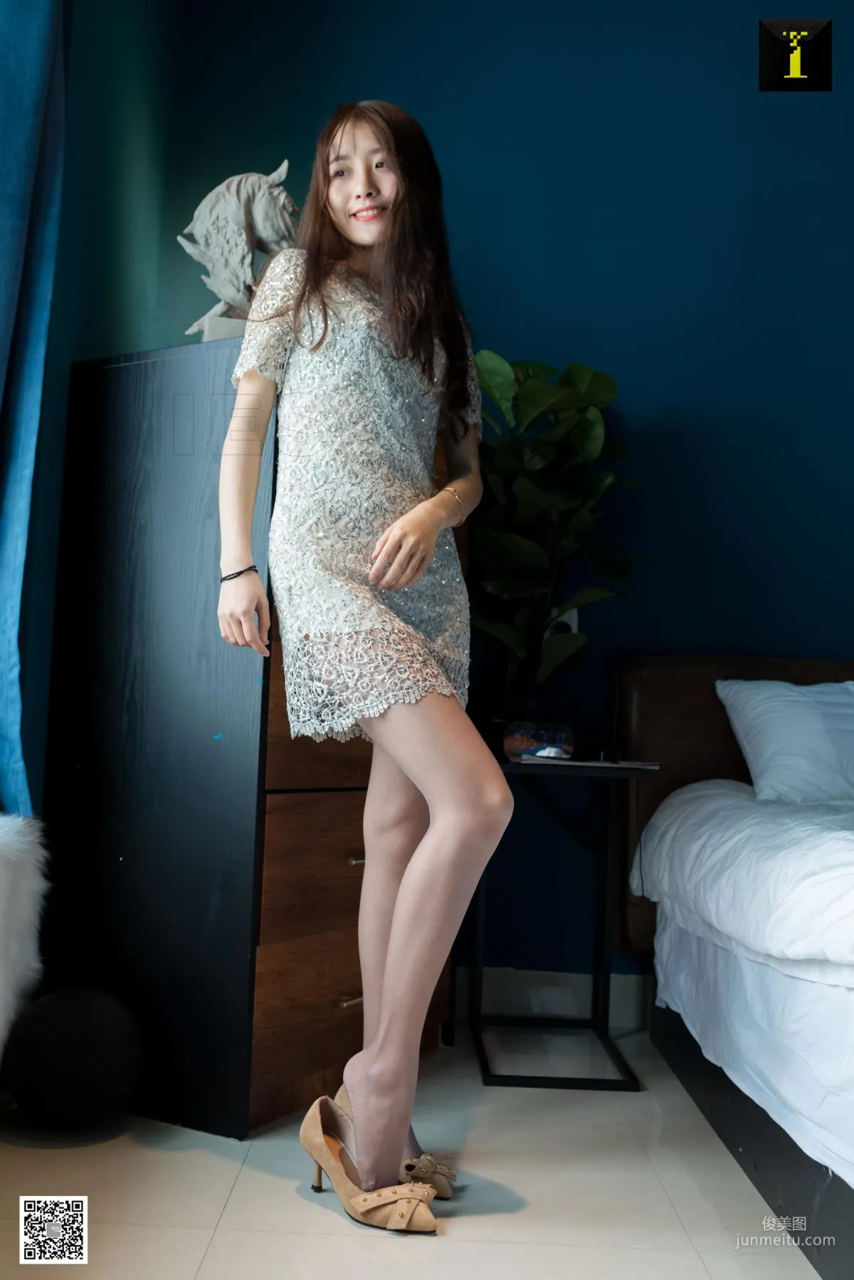模特婉萍《婉萍的迷離眼神》[異思趣向IESS] 絲足寫真集 6