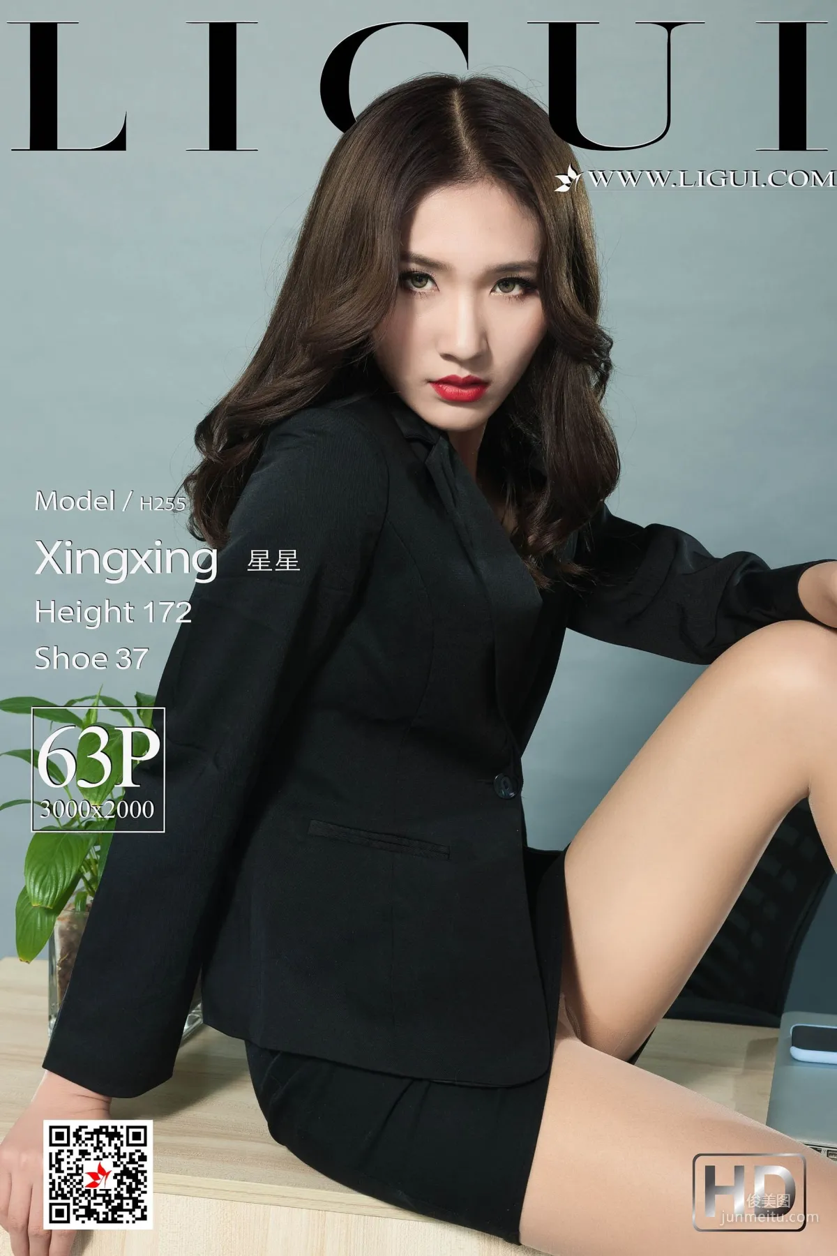 腿模星星《肉丝Ol高跟女郎》 [丽柜Ligui] 写真集1