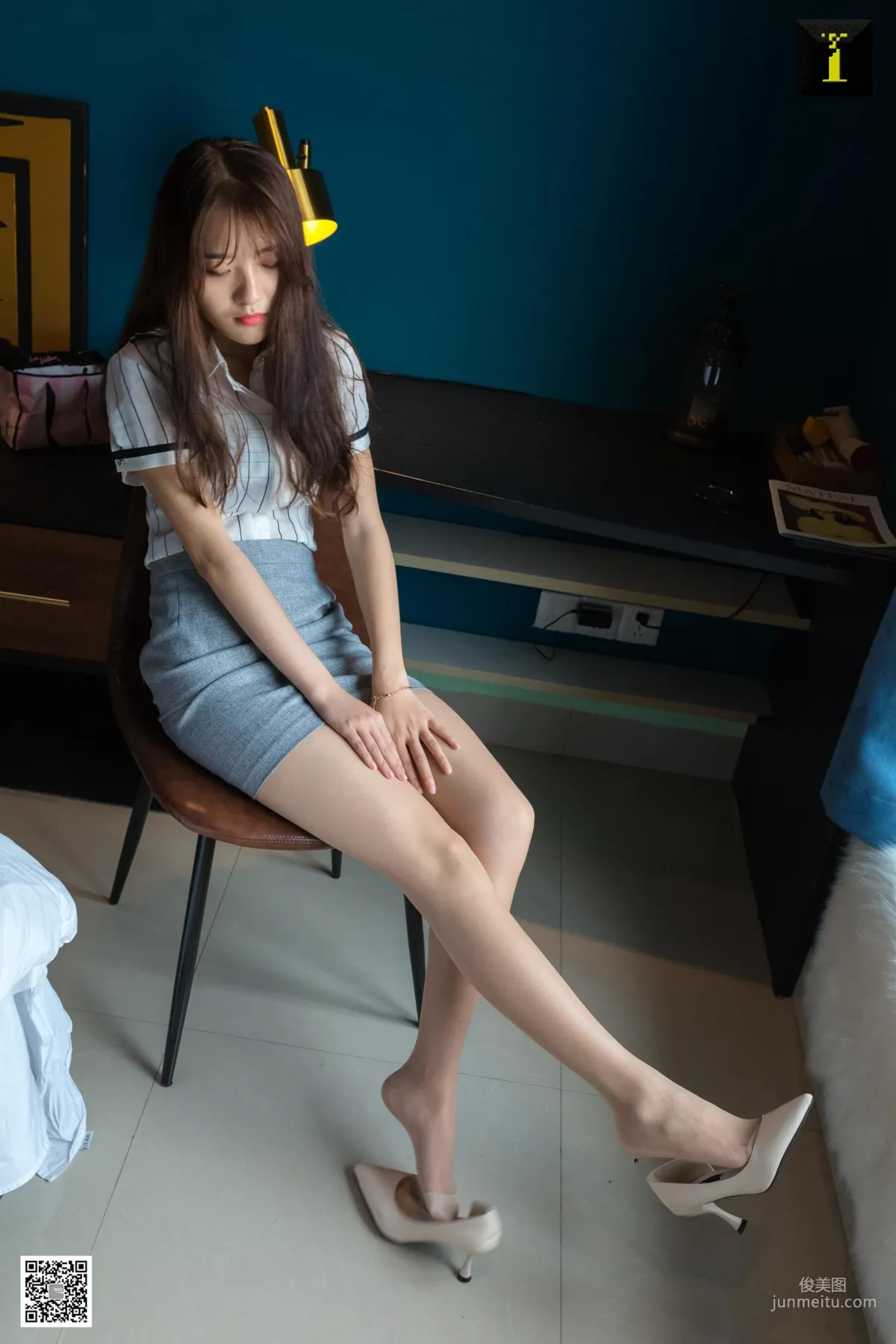 模特婉萍《婉萍的趾尖之花》[異思趣向IESS] 絲足寫真集 15