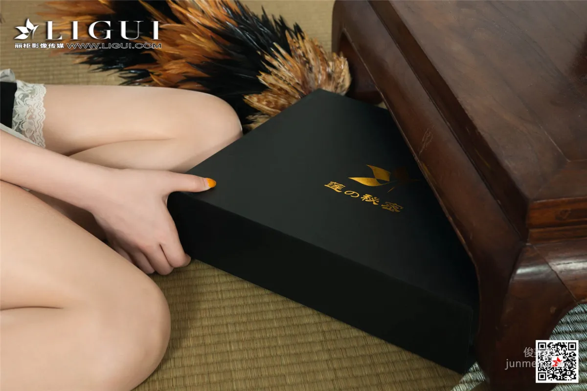 腿模甜甜《女仆繩藝絲足》 [麗櫃美束Ligui] 寫真集 23