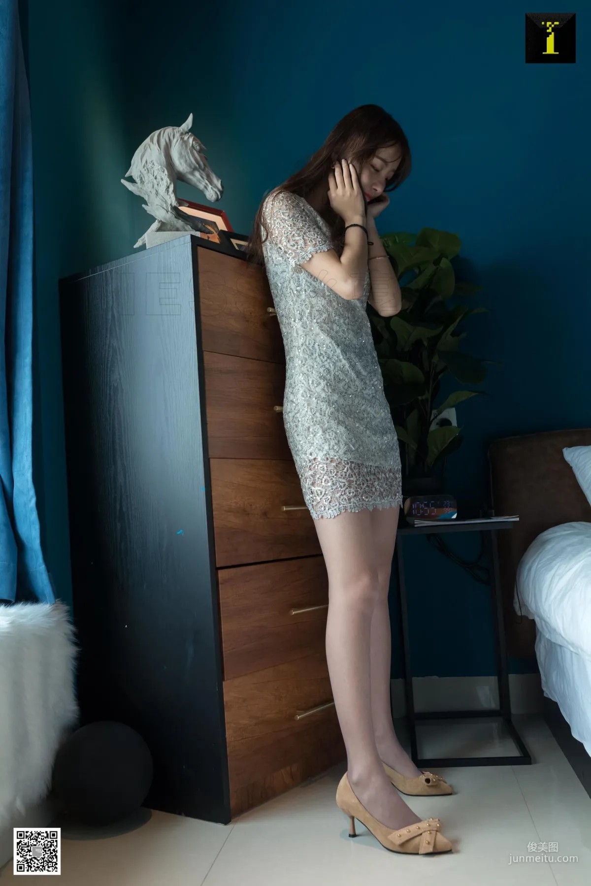 模特婉萍《婉萍的迷離眼神》[異思趣向IESS] 絲足寫真集 12