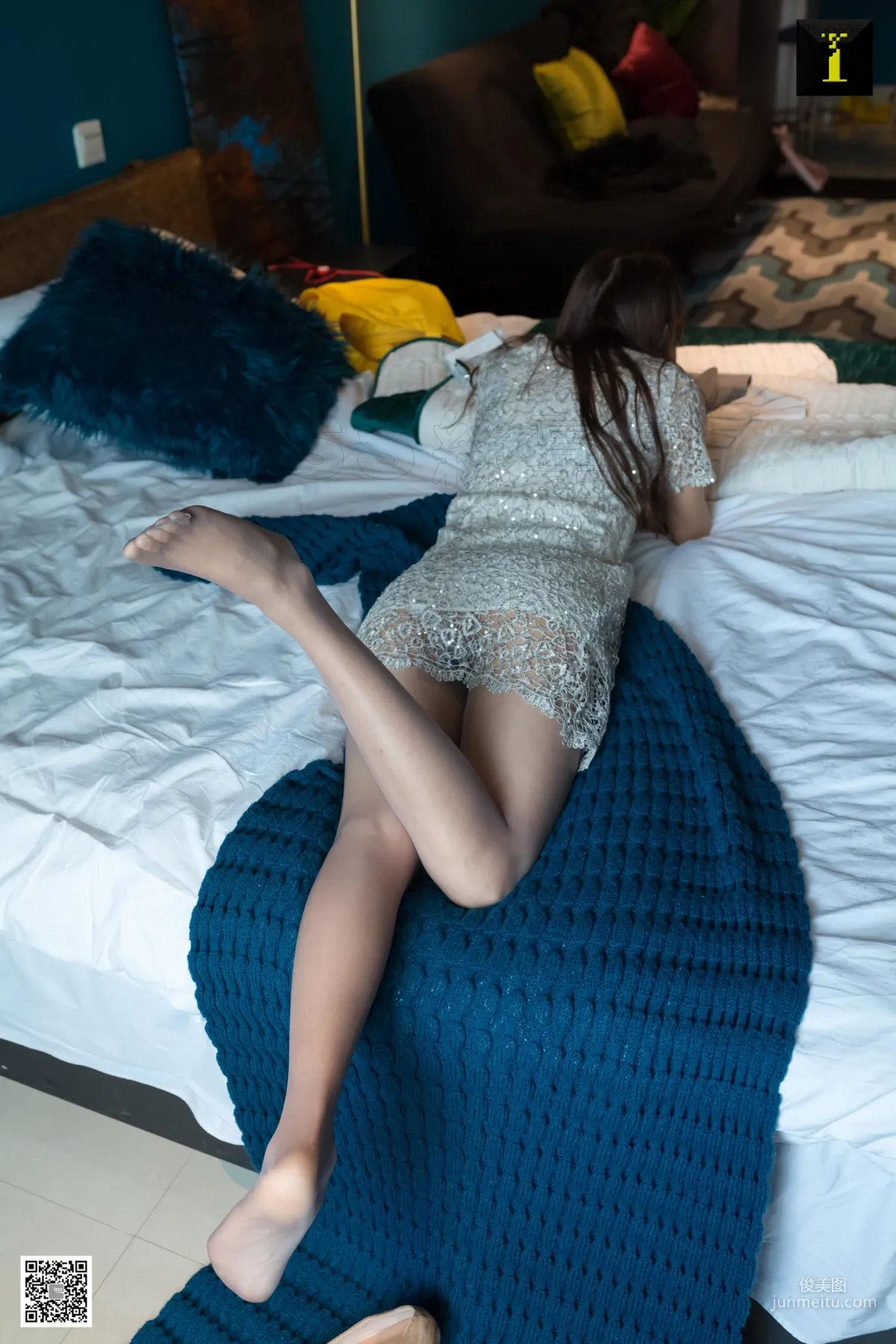模特婉萍《婉萍的迷離眼神》[異思趣向IESS] 絲足寫真集 44