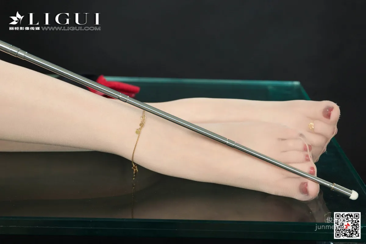 文靜《黑絲吊襪美腿絲足》 [麗櫃Ligui] 寫真集 40