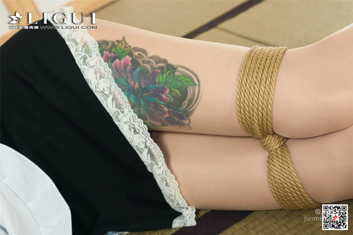 腿模甜甜《女仆繩藝絲足》 [麗櫃美束Ligui] 寫真集 59