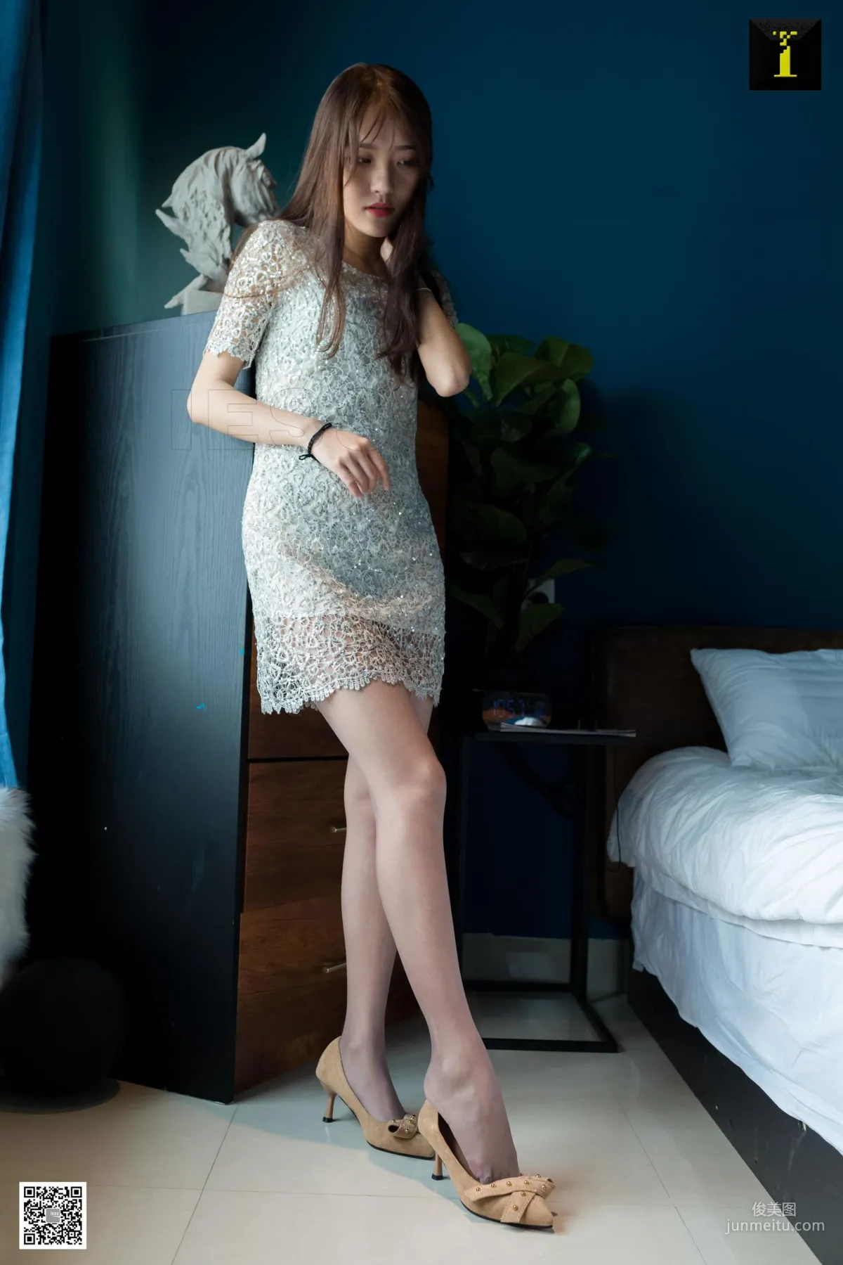 模特婉萍《婉萍的迷離眼神》[異思趣向IESS] 絲足寫真集 5