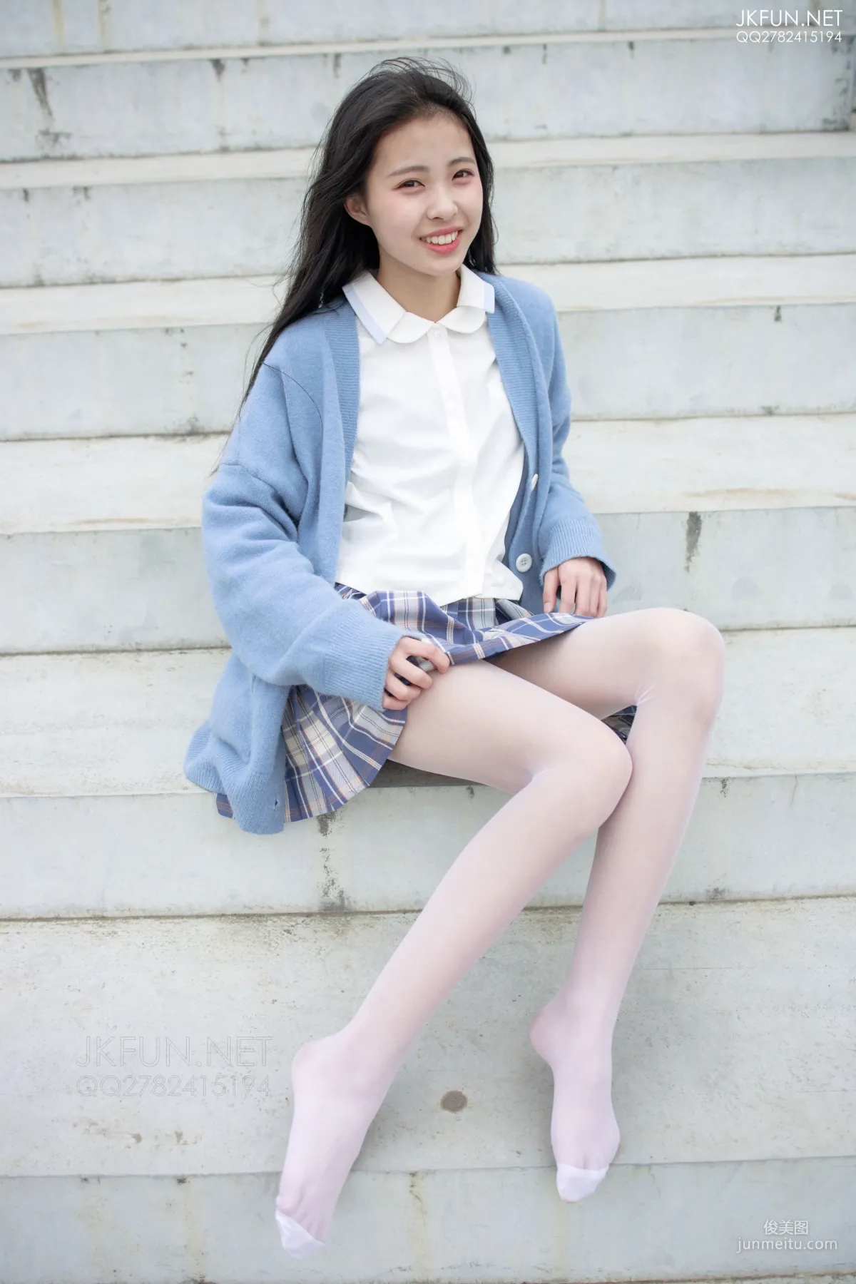 甜米《春游》 [森萝财团] JKFUN-003 萝莉丝袜写真集91