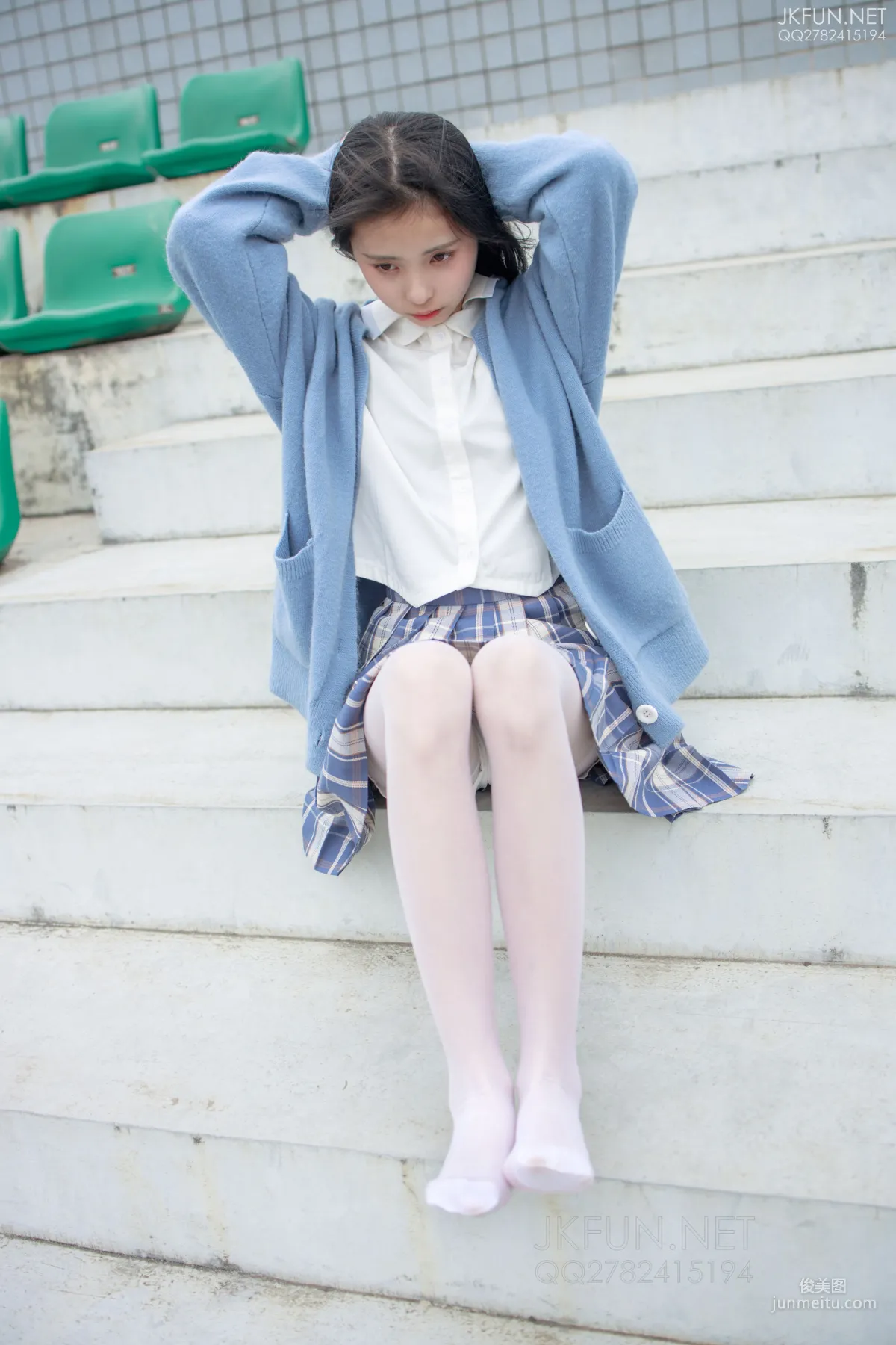甜米《春游》 [森萝财团] JKFUN-003 萝莉丝袜写真集92