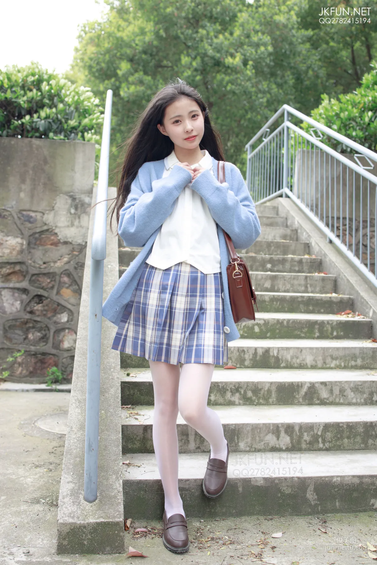 甜米《春游》 [森萝财团] JKFUN-003 萝莉丝袜写真集149