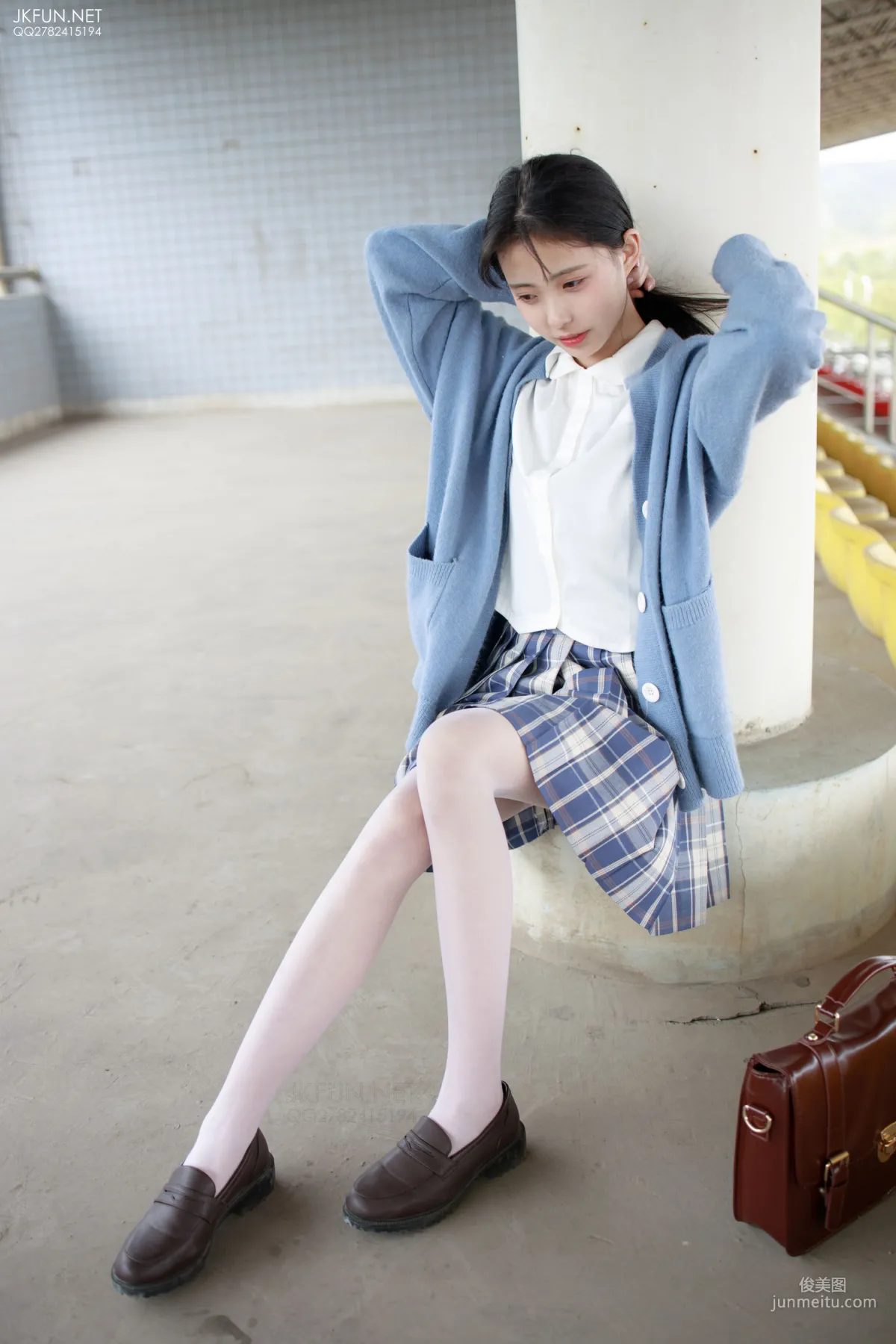 甜米《春游》 [森萝财团] JKFUN-003 萝莉丝袜写真集112