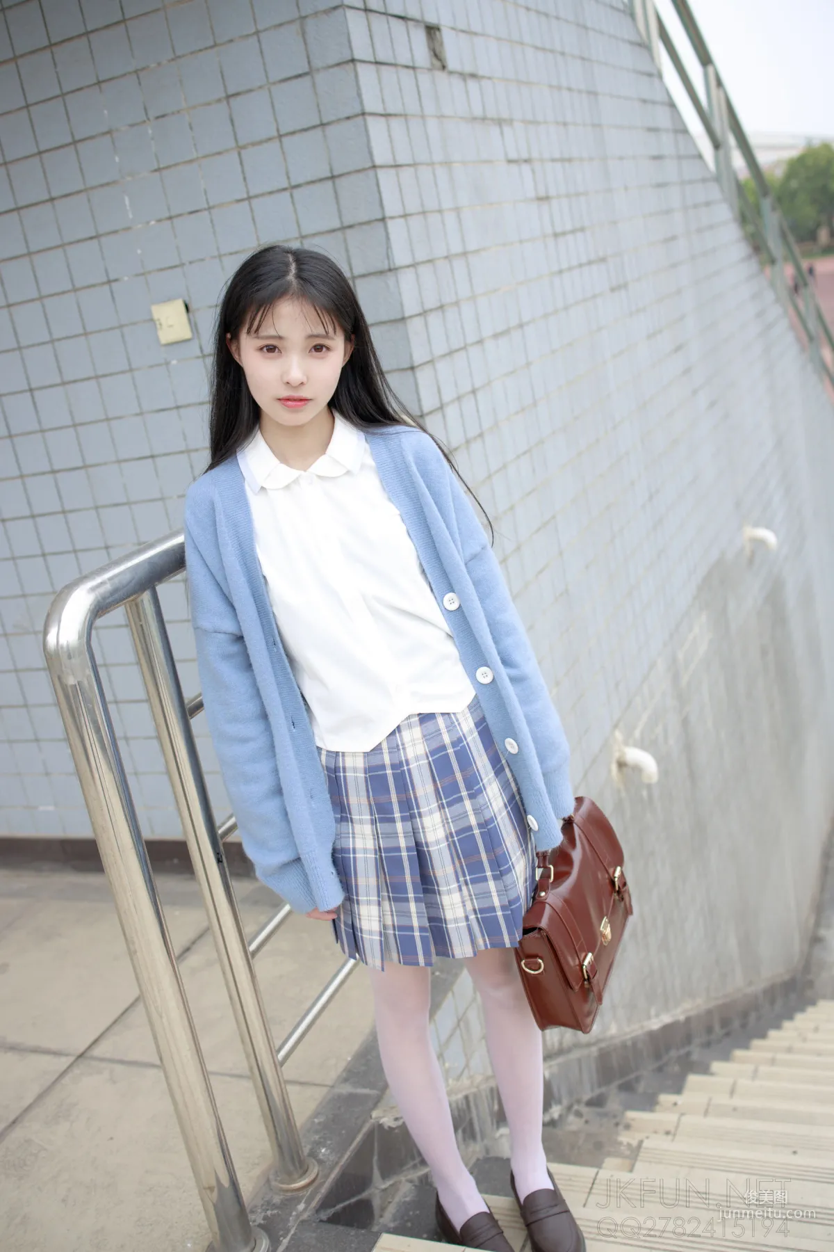 甜米《春游》 [森萝财团] JKFUN-003 萝莉丝袜写真集14