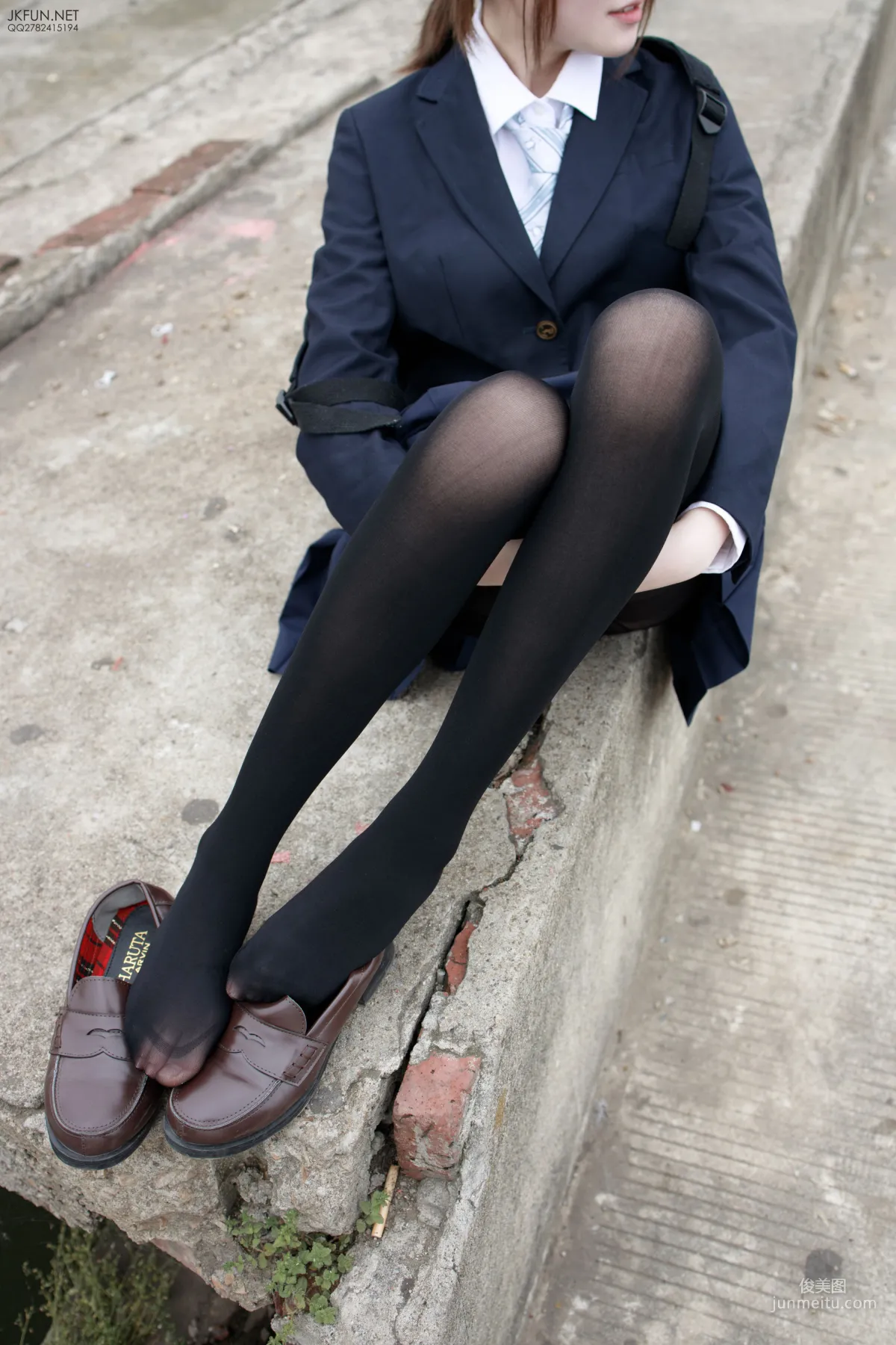 Aika《日系黑丝》 [森萝财团] JKFUN-006 写真集117