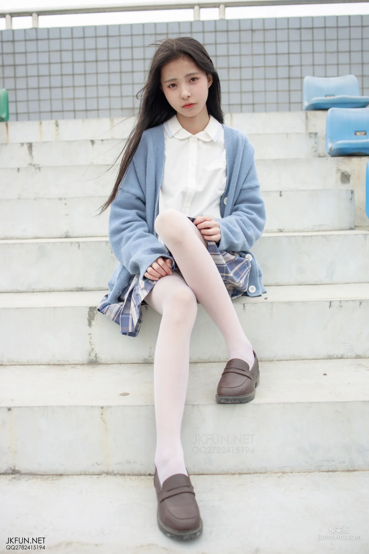 甜米《春游》 [森萝财团] JKFUN-003 萝莉丝袜写真集55