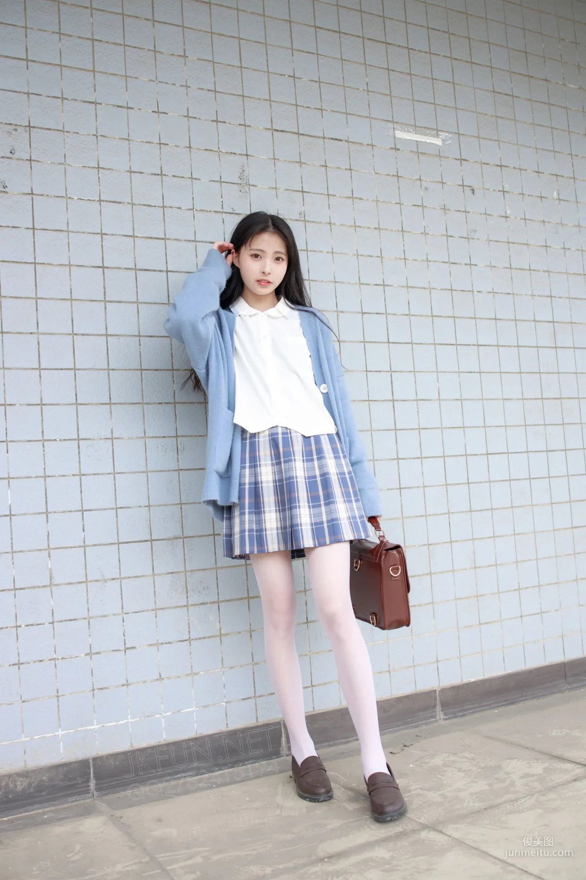 甜米《春游》 [森萝财团] JKFUN-003 萝莉丝袜写真集12