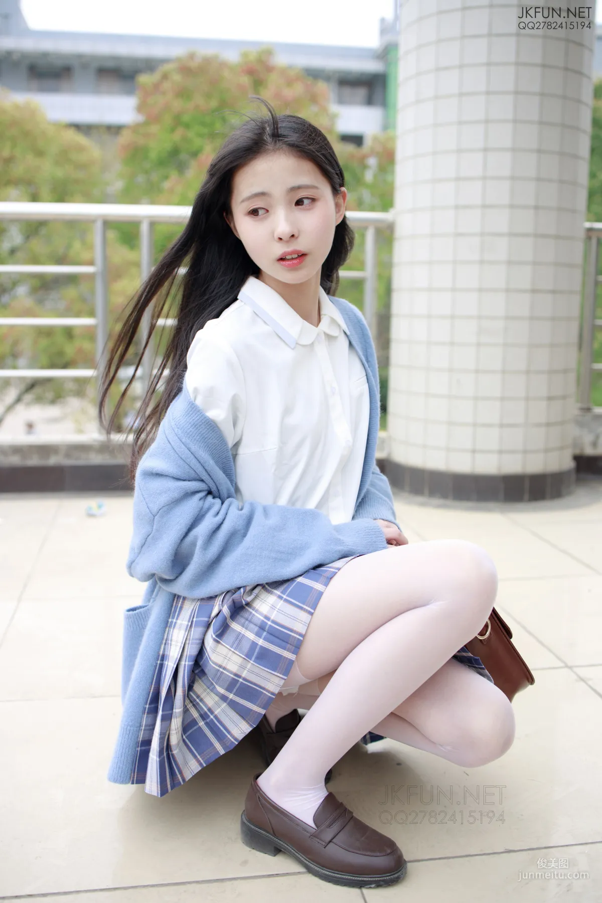 甜米《春游》 [森萝财团] JKFUN-003 萝莉丝袜写真集16