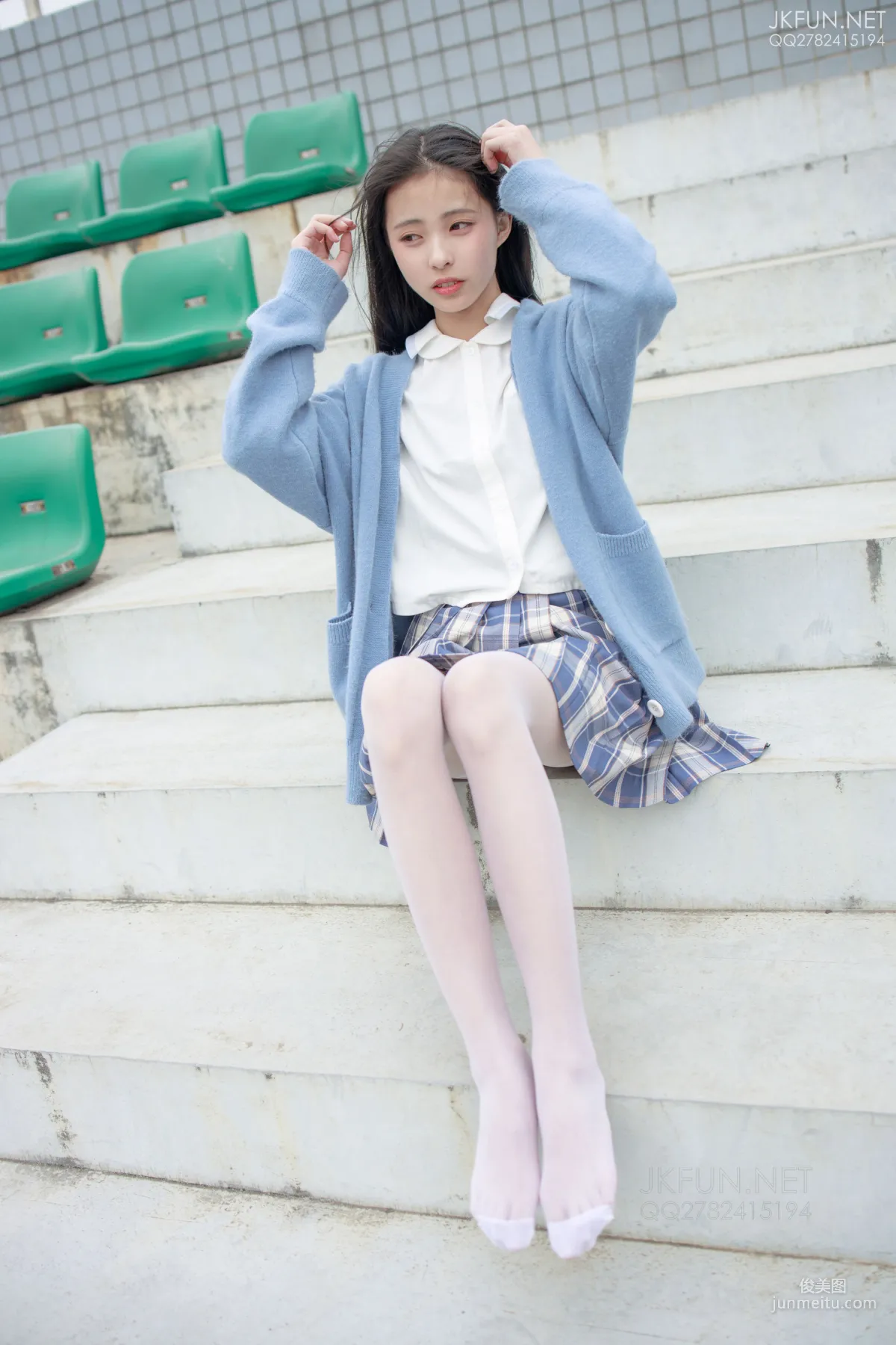 甜米《春游》 [森萝财团] JKFUN-003 萝莉丝袜写真集94