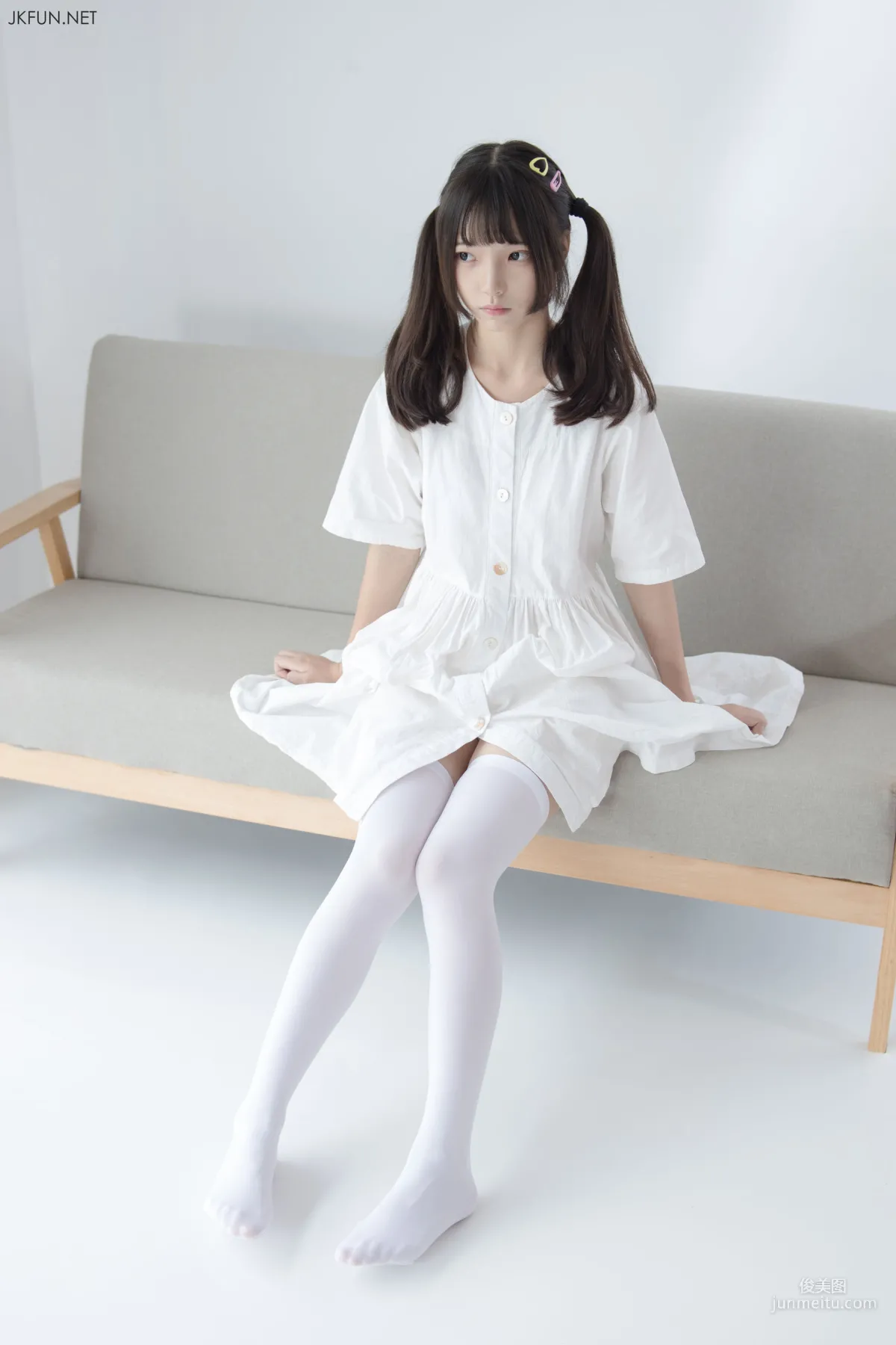 默陌《白衣飘飘的年代》 [森萝财团] JKFUN-014 萝莉丝袜写真集5