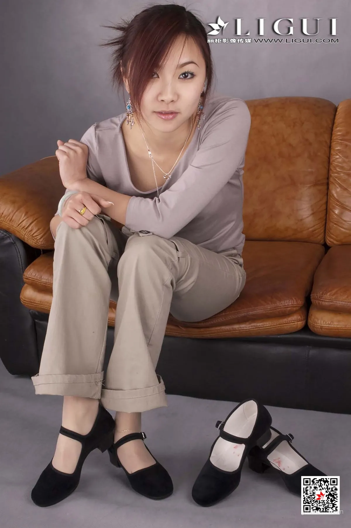 雅诗《复古美脚》 [丽柜Ligui] 网络丽人 写真集73