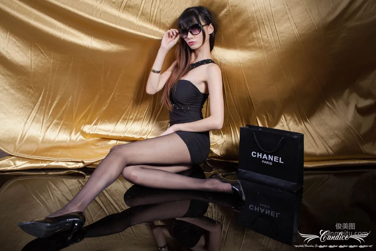蔡譯心Candice《黑絲眼鏡娘》 [台灣美女] 寫真集 28
