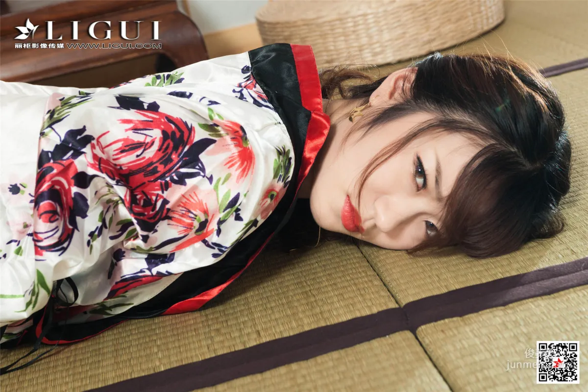 模特安娜《和服繩藝》 [麗櫃美束Ligui] 美腿絲足寫真集 67
