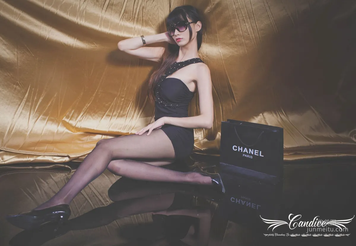 蔡譯心Candice《黑絲眼鏡娘》 [台灣美女] 寫真集 8