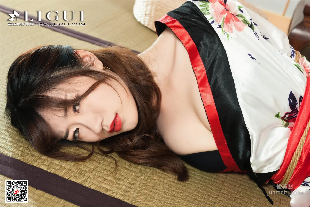 模特安娜《和服繩藝》 [麗櫃美束Ligui] 美腿絲足寫真集 43