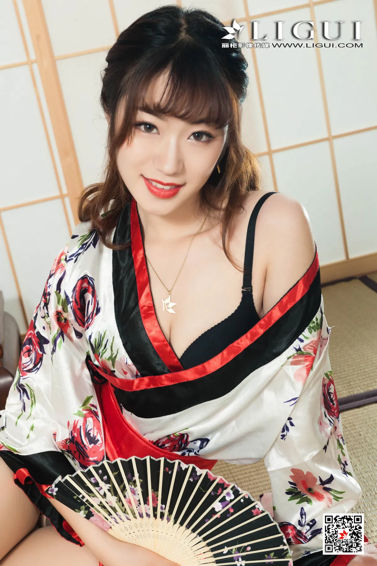 模特安娜《和服繩藝》 [麗櫃美束Ligui] 美腿絲足寫真集 6