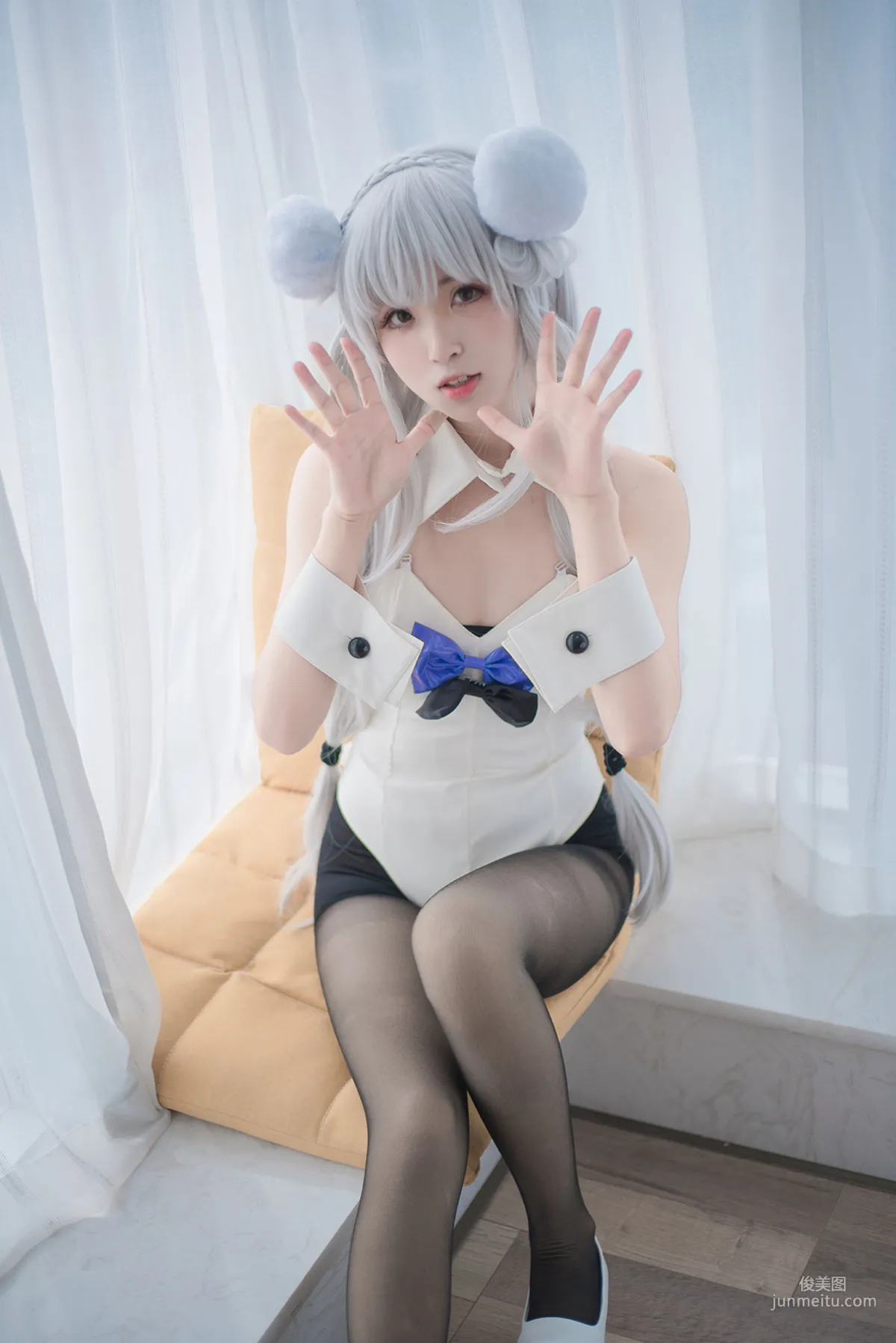 [风之领域] NO.138 黑丝COS萌妹 写真集10
