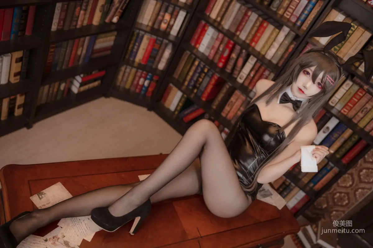[风之领域] NO.151 黑丝兔女郎 写真集3