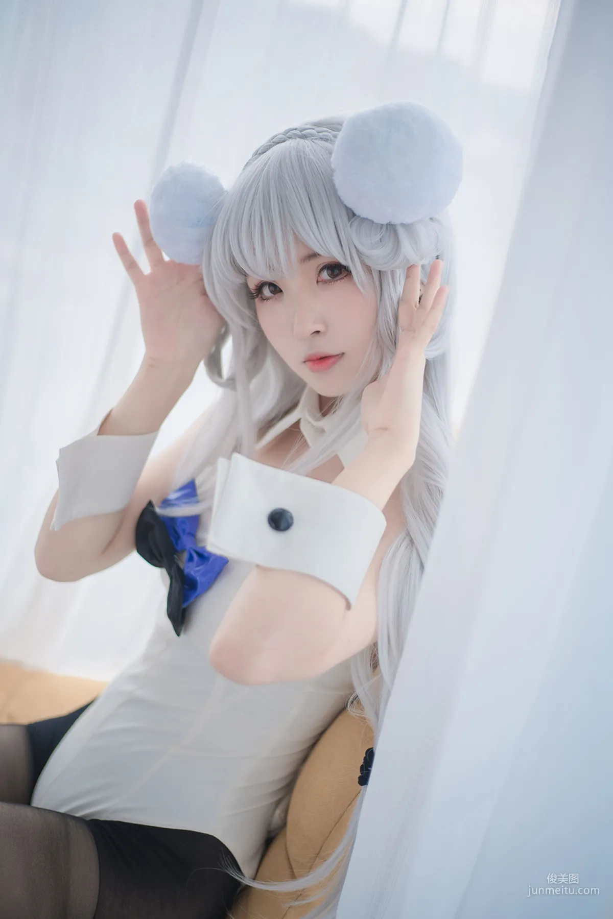 [风之领域] NO.138 黑丝COS萌妹 写真集7