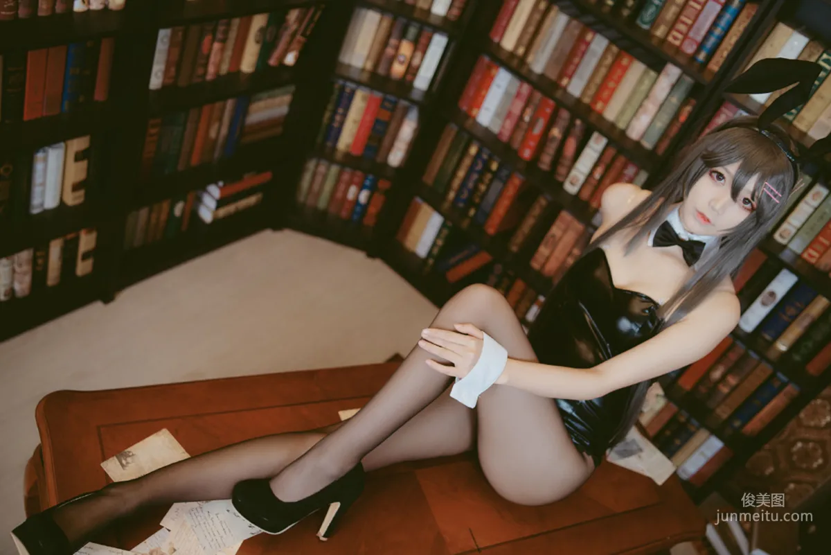 [风之领域] NO.151 黑丝兔女郎 写真集14