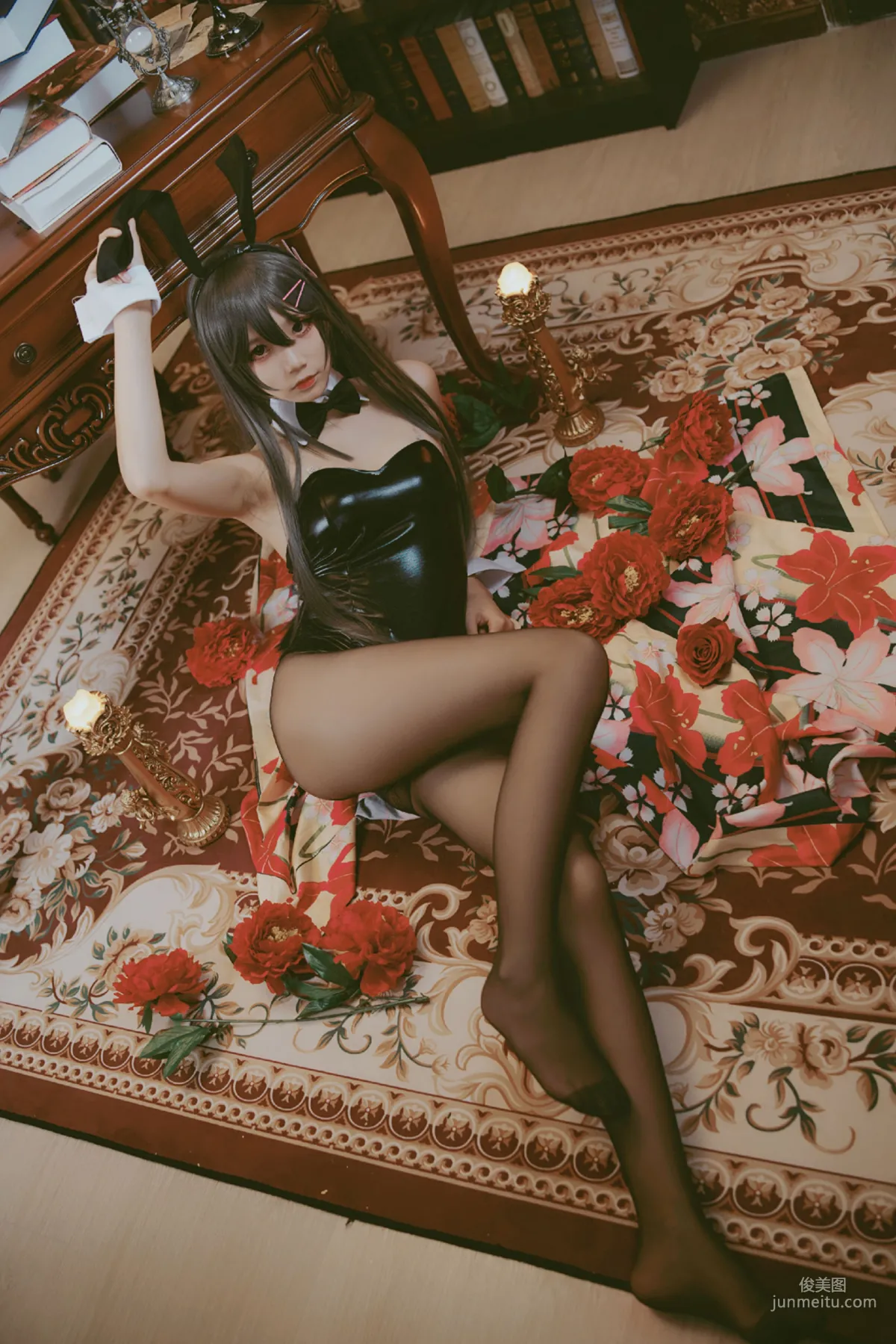 [风之领域] NO.151 黑丝兔女郎 写真集1