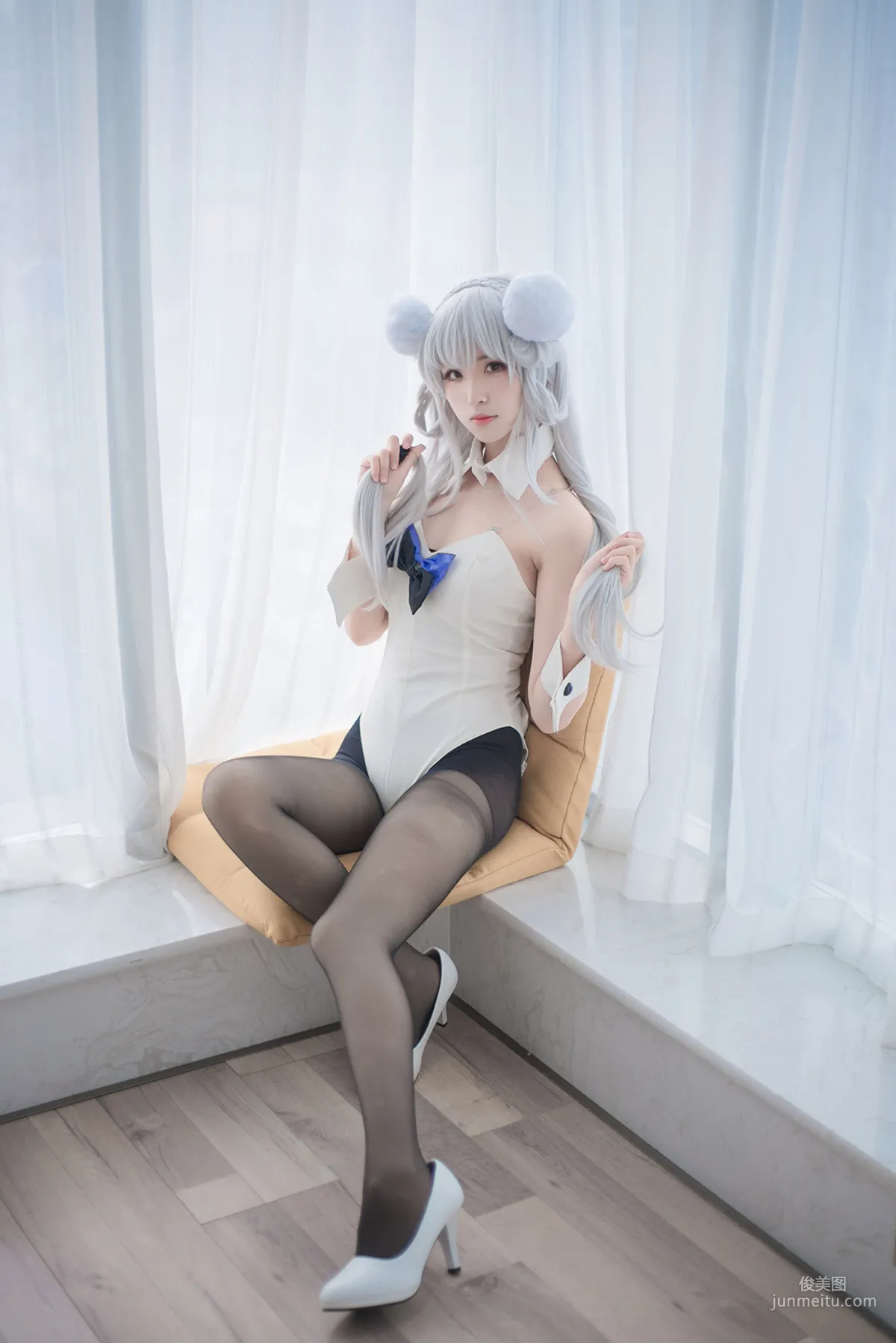 [风之领域] NO.138 黑丝COS萌妹 写真集4