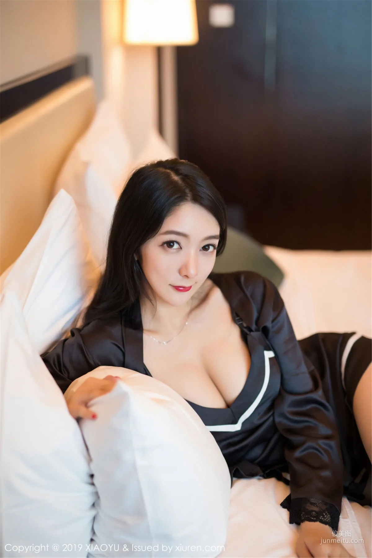 Angela喜歡貓《魅惑的黑色内衣》 [語畫界XIAOYU] Vol.103 寫真集 19