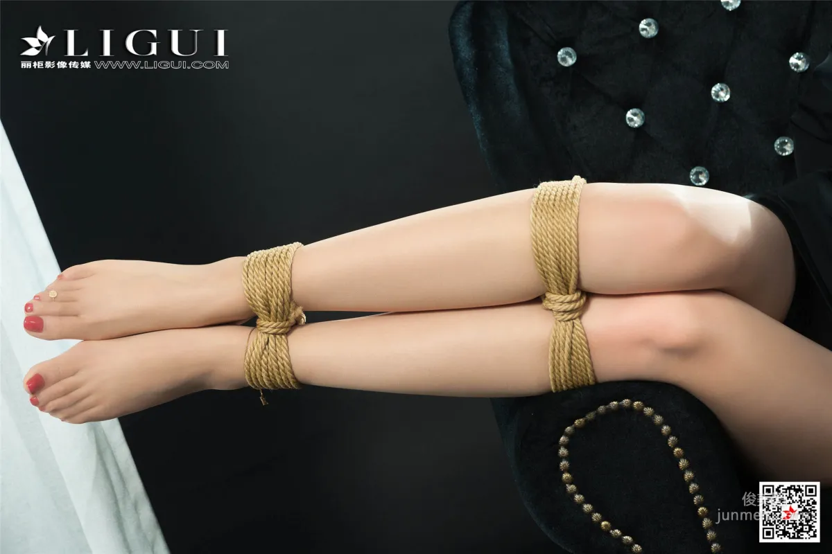 Model 允娜《OL繩藝捆綁》 [麗櫃美束LIGUI] 網絡麗人 寫真集 52