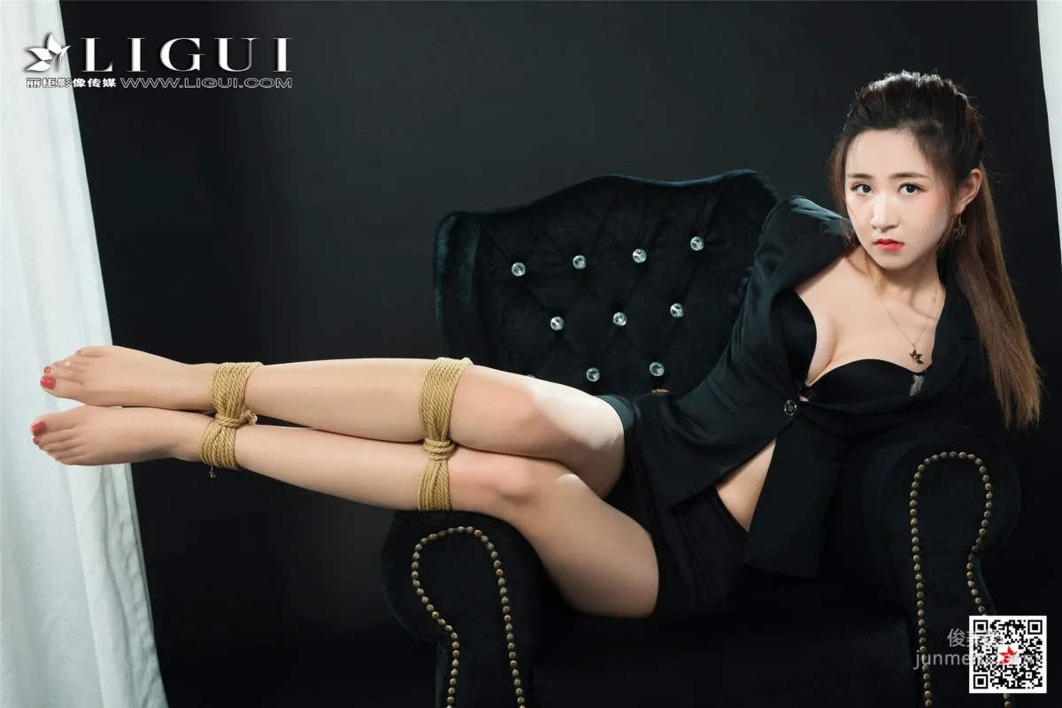 Model 允娜《OL繩藝捆綁》 [麗櫃美束LIGUI] 網絡麗人 寫真集 62