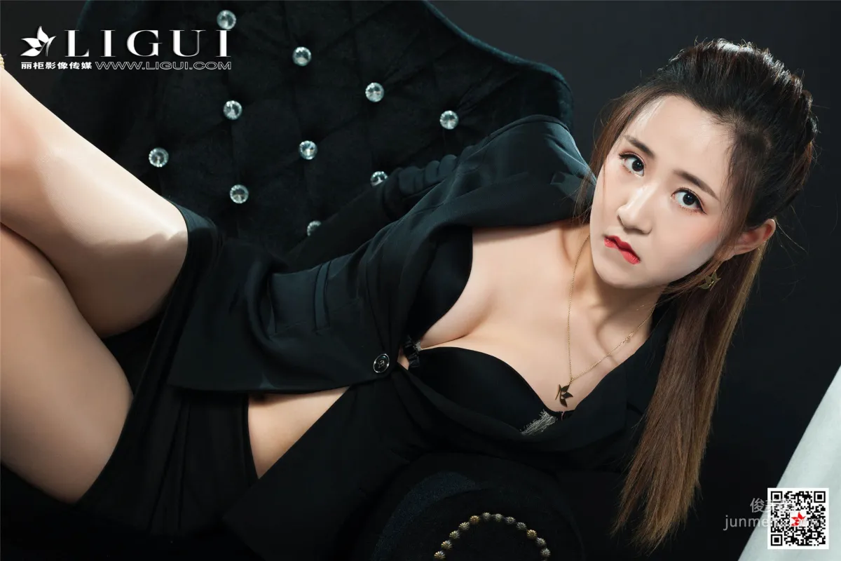 Model 允娜《OL繩藝捆綁》 [麗櫃美束LIGUI] 網絡麗人 寫真集 64