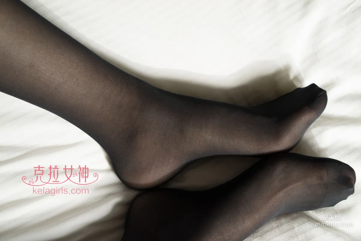 趙雨靜《直擊黑絲足》 [克拉女神Kelagirls] 寫真集 23