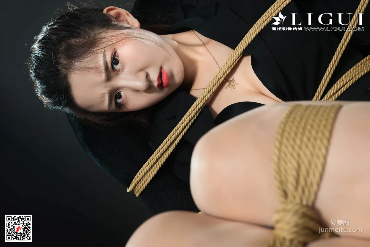 Model 允娜《OL繩藝捆綁》 [麗櫃美束LIGUI] 網絡麗人 寫真集 53