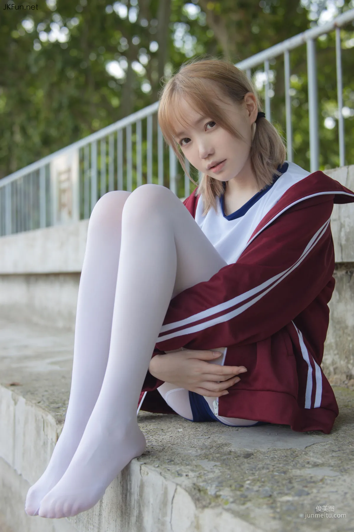 Aika《80D白丝外景体操服》 [森萝财团] 写真集38