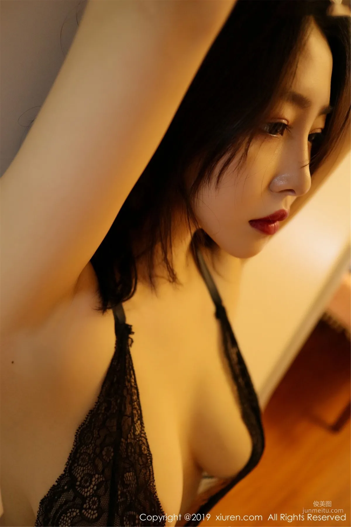 瑤啊搖的瑤《黑色誘惑》 [秀人XIUREN] No.1571 寫真集 10