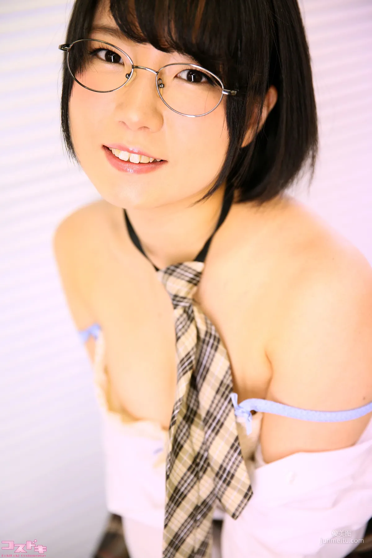 美咲光(美咲ヒカル) misakihikaru_pic_seifukumegane1+2 [Cosdoki] 寫真集 41